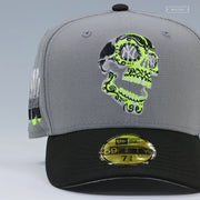 NEW YORK YANKEES SKULL HUMAN ANATOMY NIKE AIR MAX 95 OG NEON YELLOW INSPIRED NEW ERA CAP