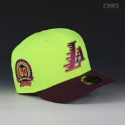 LOS ANGELES LAKERS 60TH ANNIVERSARY NEON GRADIENCE NEW ERA FITTED CAP