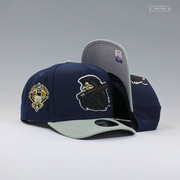 ROCHESTER RED WINGS 20TH ANNIVERSARY MEDICO DE LA PESTE NEW ERA 9FIFTY A-FRAME SNAPBACK