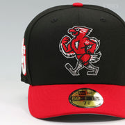 ST. JOHN'S RED STORM JOHNNY THUNDERBIRD TWO TONE CLASSIC NEW ERA FITTED CAP
