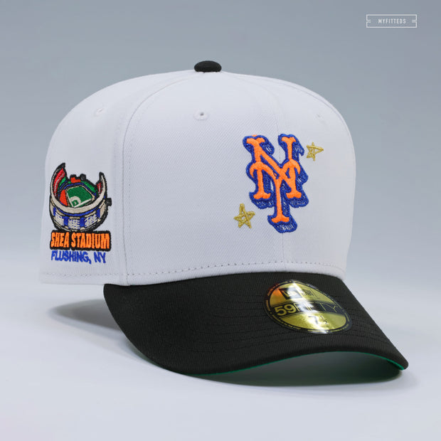 NEW YORK METS SCRIBBLE DOODLE SHEA STADIUM SKETCH BOOK NEW ERA FITTED CAP
