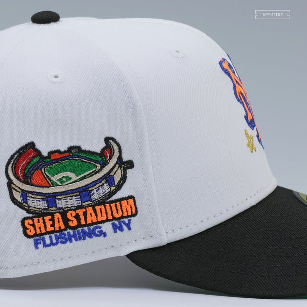 NEW YORK METS SCRIBBLE DOODLE SHEA STADIUM SKETCH BOOK NEW ERA FITTED CAP
