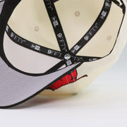 CHICAGO BULLS RAGING BULL OFF WHITE NBA HARDWOOD CLASSICS 9FIFTY A-FRAME NEW ERA SNAPBACK