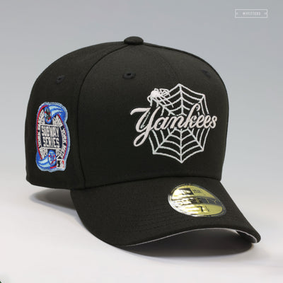 NEW YORK YANKEES 2000 WORLD SERIES SUBWAY SERIES VENOM SPIDER MAN INSPIRED NEW ERA CAP