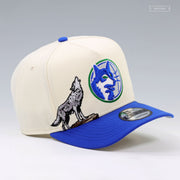 MINNESOTA TIMBERWOLVES HOWLING TIMBERWOLF OFF WHITE 9FIFTY A-FRAME NEW ERA SNAPBACK