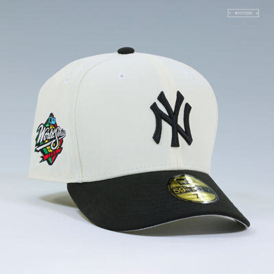 NEW YORK YANKEES 1998 WORLD SERIES MR. NONSENSE OFF WHITE NEW ERA FITTED CAP