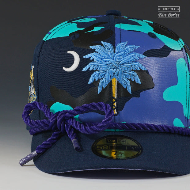 MYRTLE BEACH PELICANS ELITE SERIES BANPRESTO SASUKE ANIME 20TH ANNIVERSARY NEW ERA FITTED CAP