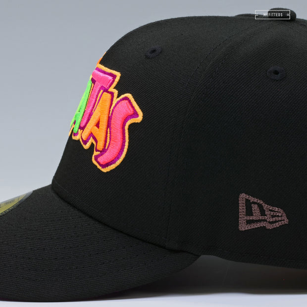 ERIE SEAWOLVES X PIÑATAS COPA DE LA DIVERSIÓN BLACKLIGHT PACK NEW ERA FITTED CAP