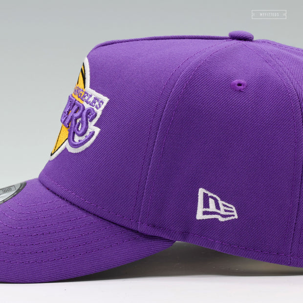 LOS ANGELES LAKERS 50TH ANNIVERSARY HWC 9FIFTY A-FRAME NEW ERA SNAPBACK HAT