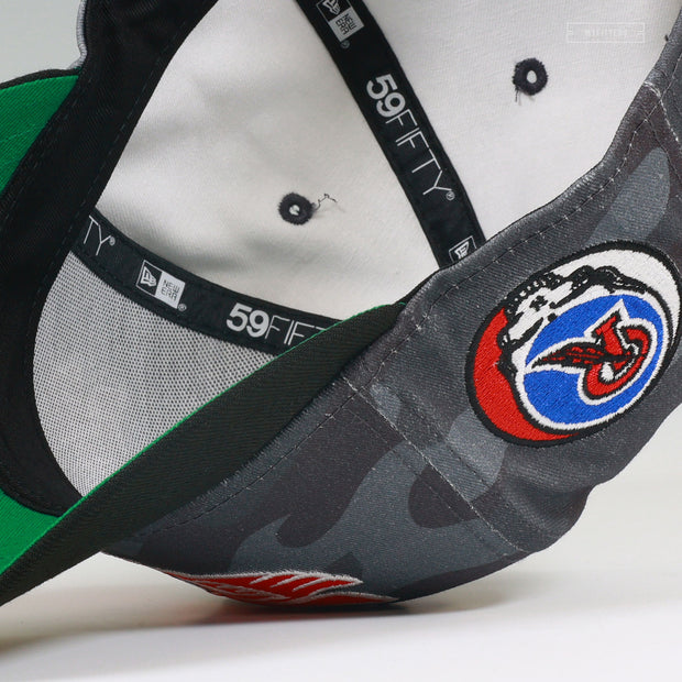 ROCHESTER RED WINGS X GRATEFUL DEAD THEME NIGHT GRUNGE CAMO NEW ERA FITTED CAP
