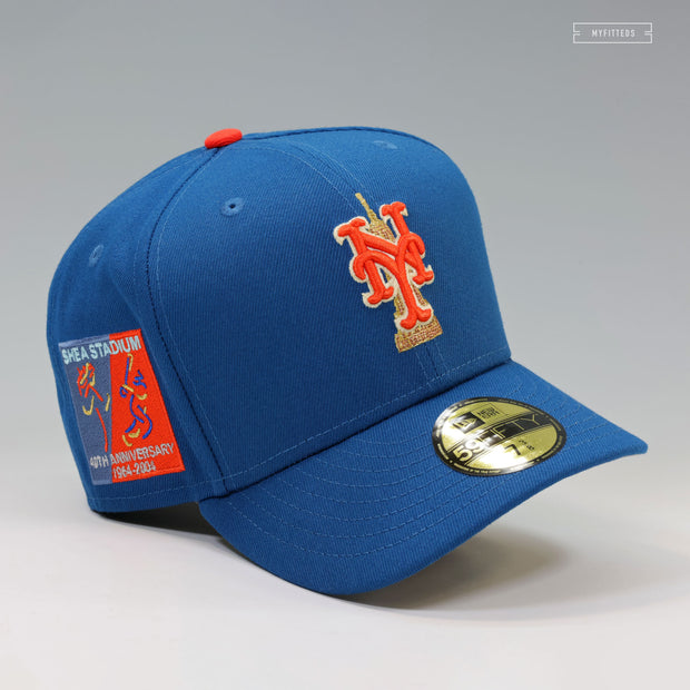 NEW YORK METS SHEA STADIUM 40TH ANNIVERSARY EMPIRE STATE BUILDING NYC NEW ERA FITTED CAP