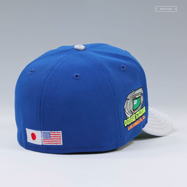 LOS ANGELES DODGERS FROM JAPAN TO LA DODGER STADIUM SASAKI YAMAMOTO OHTANI NEW ERA CAP