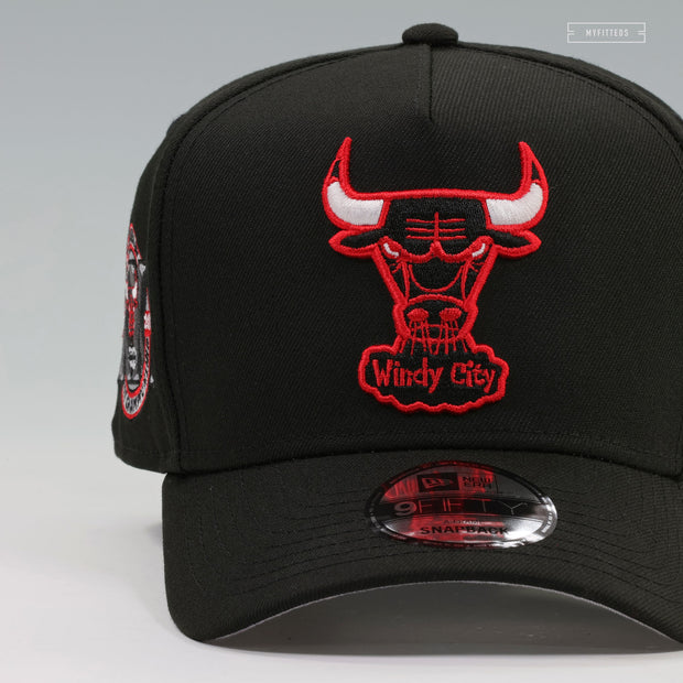 CHICAGO BULLS 1991-2011 FIRST CHAMPIONSHIP 20TH ANNIVERSARY 9FIFTY A-FRAME NEW ERA SNAPBACK