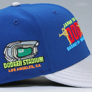 LOS ANGELES DODGERS FROM JAPAN TO LA DODGER STADIUM SASAKI YAMAMOTO OHTANI NEW ERA CAP