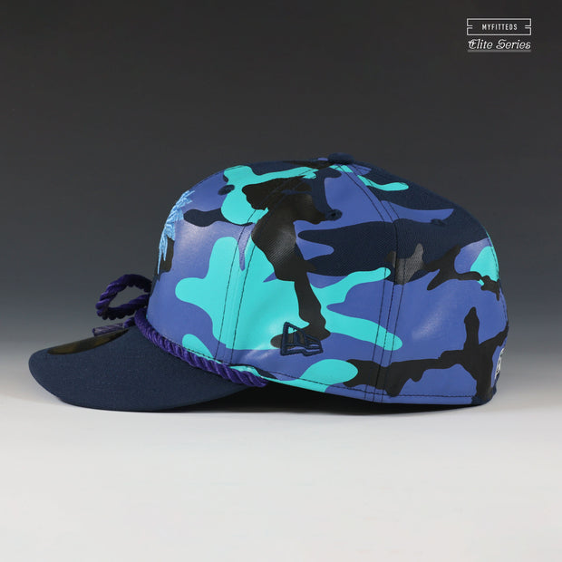 MYRTLE BEACH PELICANS ELITE SERIES BANPRESTO SASUKE ANIME 20TH ANNIVERSARY NEW ERA FITTED CAP