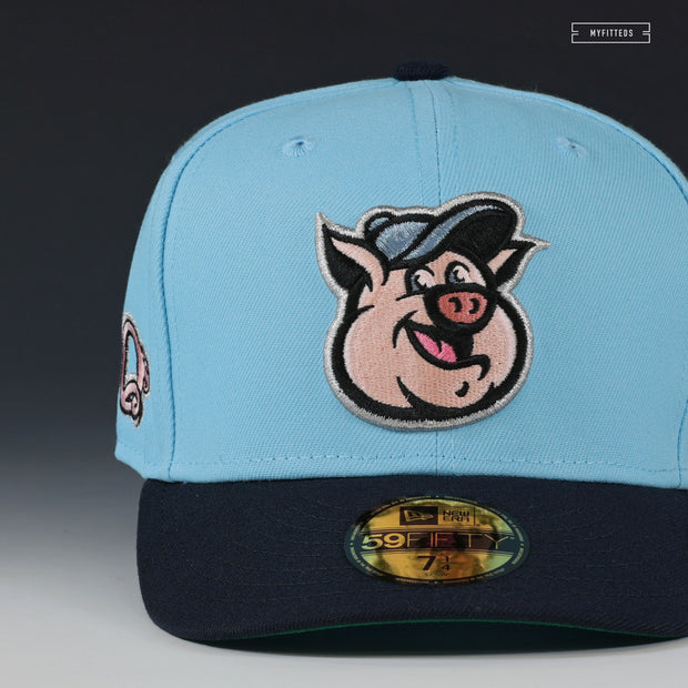 KANAPOLIS CANNONBALLERS X Q'S THE THREE LITTLE PIGS INSPIRED NEW ERA FITTED CAP