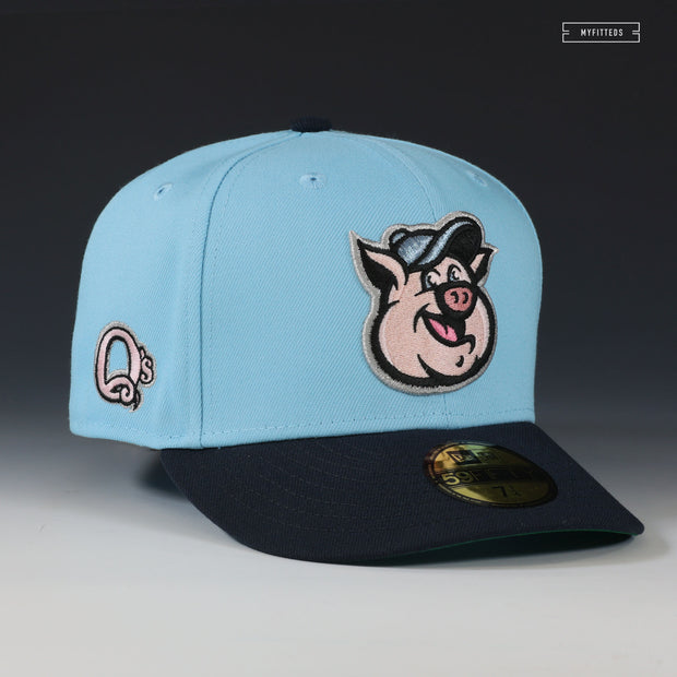 KANAPOLIS CANNONBALLERS X Q'S THE THREE LITTLE PIGS INSPIRED NEW ERA FITTED CAP