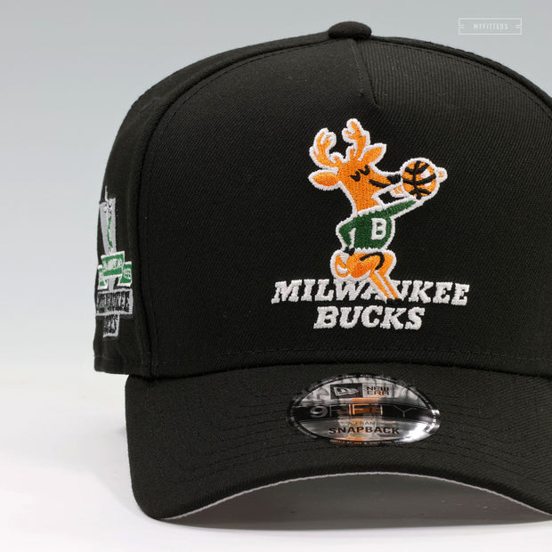 MILWAUKEE BUCKS 1968-1993 25TH ANNIVERSARY NEW ERA 9FIFTY A-FRAME SNAPBACK HAT