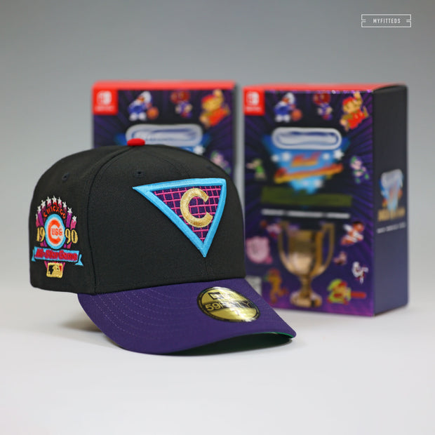 CHICAGO CUBS 1990 ALL-STAR GAME NINTENDO WORLD CHAMPIONSHIPS INSPIRED NEW ERA HAT