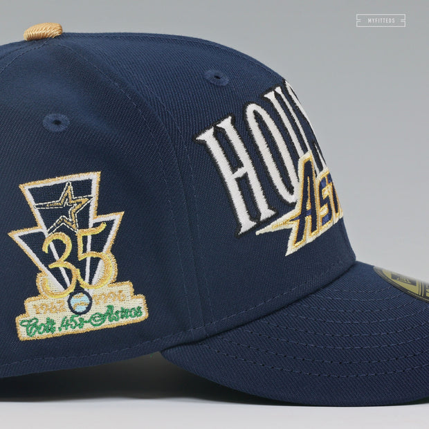 HOUSTON ASTROS 35TH ANNIVERSARY 1995 SNAPBACK INSPIRED NEW ERA FITTED CAP