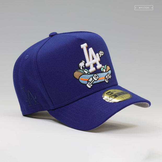 LOS ANGELES DODGERS SKATEBOARDING LA DODGER NEW ERA A-FRAME 59FIFTY FITTED CAP