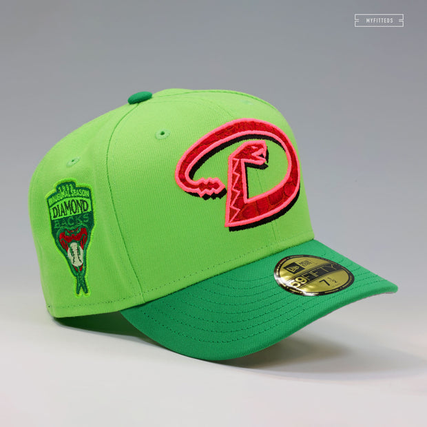 ARIZONA DIAMONDBACKS 1998 INAUGURAL SEASON KOBE VI PROTRO GRINCH INSPIRED NEW ERA CAP