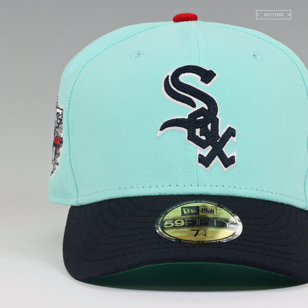 CHICAGO WHITE SOX CHAIN STITCHED TIFFANY INSPIRED NEW ERA FITTED CAP