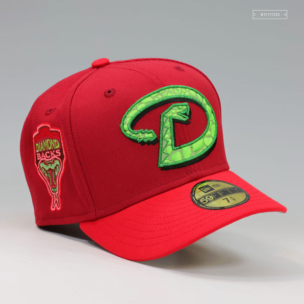 ARIZONA DIAMONDBACKS 1998 INAUGURAL SEASON KOBE VI PROTRO REVERSE GRINCH NEW ERA CAP