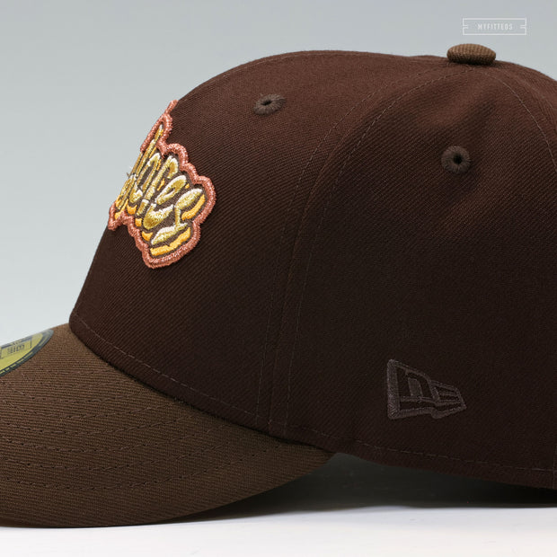 RANCHO CUCAMONGA QUAKES X TEMBLORES 30TH ANNIVERSARY BROWN EARTHWARE NEW ERA CAP