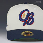 KANAPOLIS CANNON BALLERS 30TH ANNIVERSARY OFF WHITE EVEL KNIEVEL NEW ERA FITTED CAP