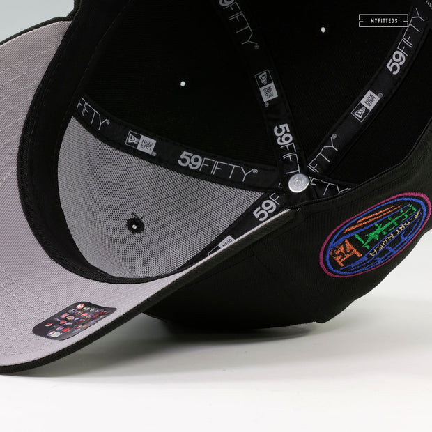 NEW YORK KNICKS 2025 NBA ALL-STAR GAME ETCH ART ZELDA MAJORA'S MASK INSPIRED NEW ERA CAP