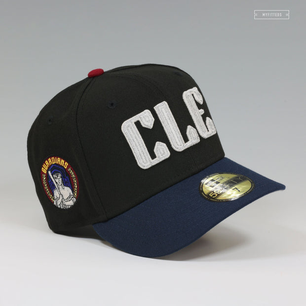 CLEVELAND GUARDIANS CITY CONNECT GLOW IN THE DARK CLE NEW ERA FITTED CAP