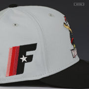 FAYETTEVILLE WOODPECKERS TEAM COLORS WITH A TWIST GITD NEW ERA FITTED CAP