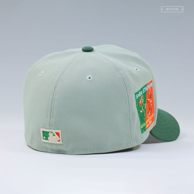 NEW YORK METS SHEA STADIUM 40TH ANNIVERSARY WEATHERED LOOK ST. PATTY'S NEW ERA CAP