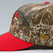 ATLANTA BRAVES SPEEDWAY CLASSIC REALTREE EDGE™ SCARLET NEW ERA FITTED CAP
