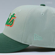 NEW YORK METS SHEA STADIUM 40TH ANNIVERSARY WEATHERED LOOK ST. PATTY'S NEW ERA CAP