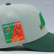 NEW YORK METS SHEA STADIUM 40TH ANNIVERSARY WEATHERED LOOK ST. PATTY'S NEW ERA CAP