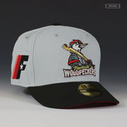 FAYETTEVILLE WOODPECKERS TEAM COLORS WITH A TWIST GITD NEW ERA FITTED CAP