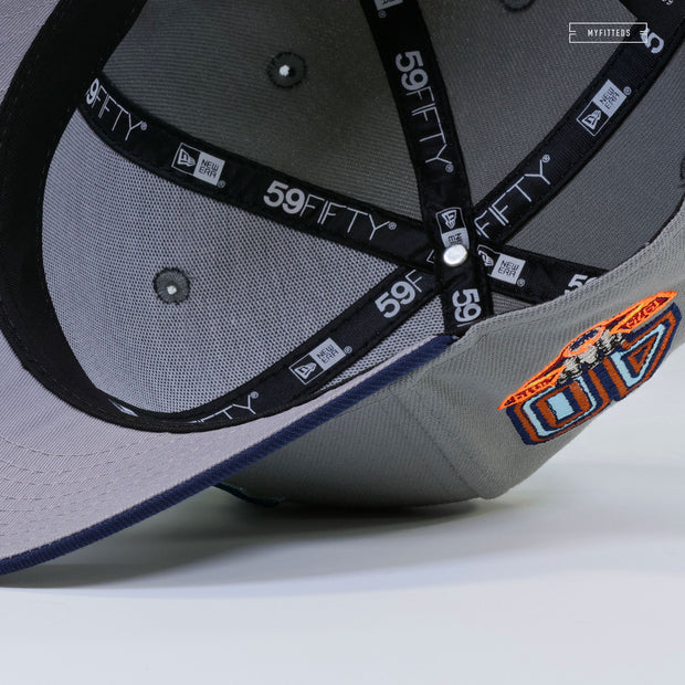 EDMONTON OILERS 40TH ANNIVERSARY 2007-2008 JERSEY INSPIRED NEW ERA FITTED CAP