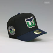 HARTFORD WHALERS 1979 INAUGURAL SEASON 1990'S TEAM COLORS NEW ERA FITTED CAP