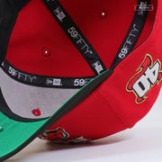NEW JERSEY DEVILS 40TH ANNIVERSARY ROCK YOUR RED SLOGAN NEW ERA FITTED CAP