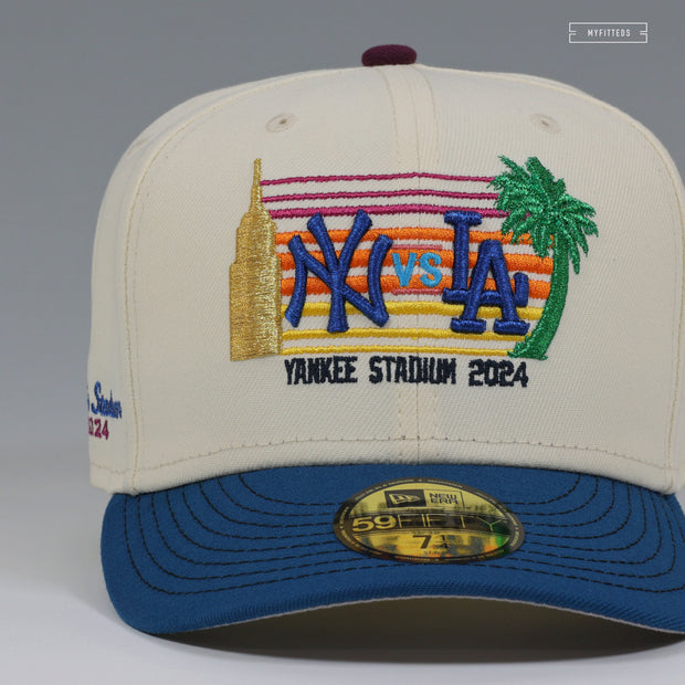 NEW YORK YANKEES X LOS ANGELES DODGERS 2024 SHOWDOWN IN THE BRONX NEW ERA HAT