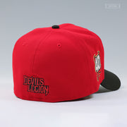 NEW JERSEY DEVILS 40TH ANNIVERSARY ROCK YOUR RED SLOGAN NEW ERA FITTED CAP