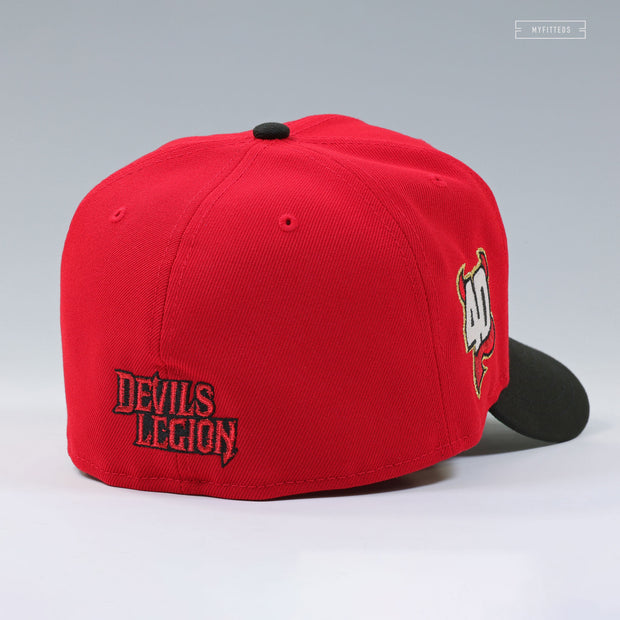 NEW JERSEY DEVILS 40TH ANNIVERSARY ROCK YOUR RED SLOGAN NEW ERA FITTED CAP