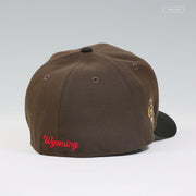 WYOMING COWBOYS DUNKING PISTOL PETE AIR JORDAN 1 MOCHA INSPIRED NEW ERA FITTED CAP