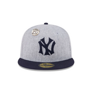 NEW YORK YANKEES GREY 59FIFTY 70TH ANNIVERSARY 59FIFTY DAY NEW ERA FITTED HAT