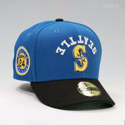 SEATTLE MARINERS KEN GRIFFEY JR. #24 CHAIN STITCH UPSIDE DOWN SEATTLE NEW ERA FITTED CAP