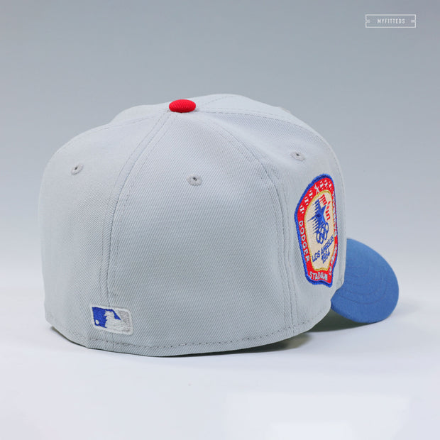 LOS ANGELES DODGERS 1984 OLYMPIC BASEBALL DODGER STADIUM ROAD NEW ERA FITTED CAP