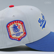 LOS ANGELES DODGERS 1984 OLYMPIC BASEBALL DODGER STADIUM ROAD NEW ERA FITTED CAP