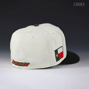 DALLAS BURN MLS RETRO 1996 INAUGURAL SEASON OFF WHITE NEW ERA FITTED CAP